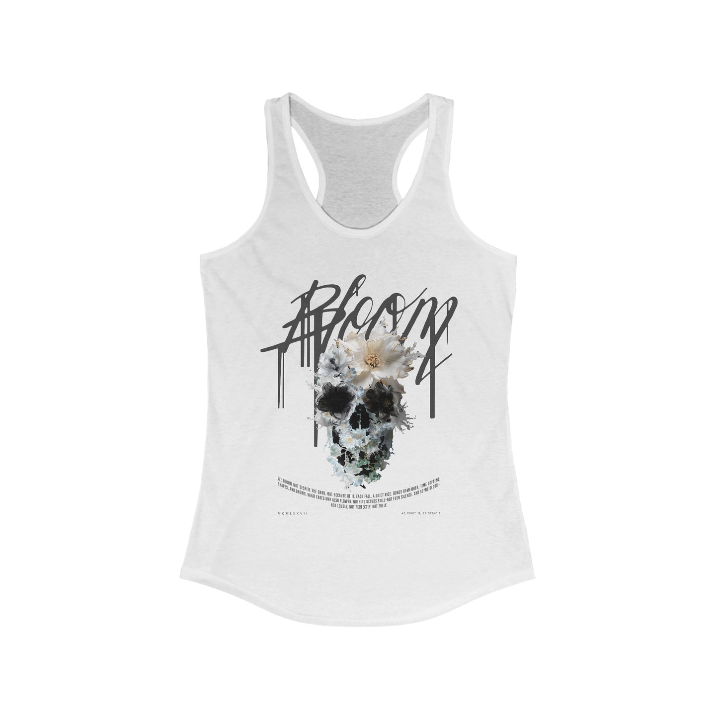 Bloom Splash Women's Ideal Racerback Tank
