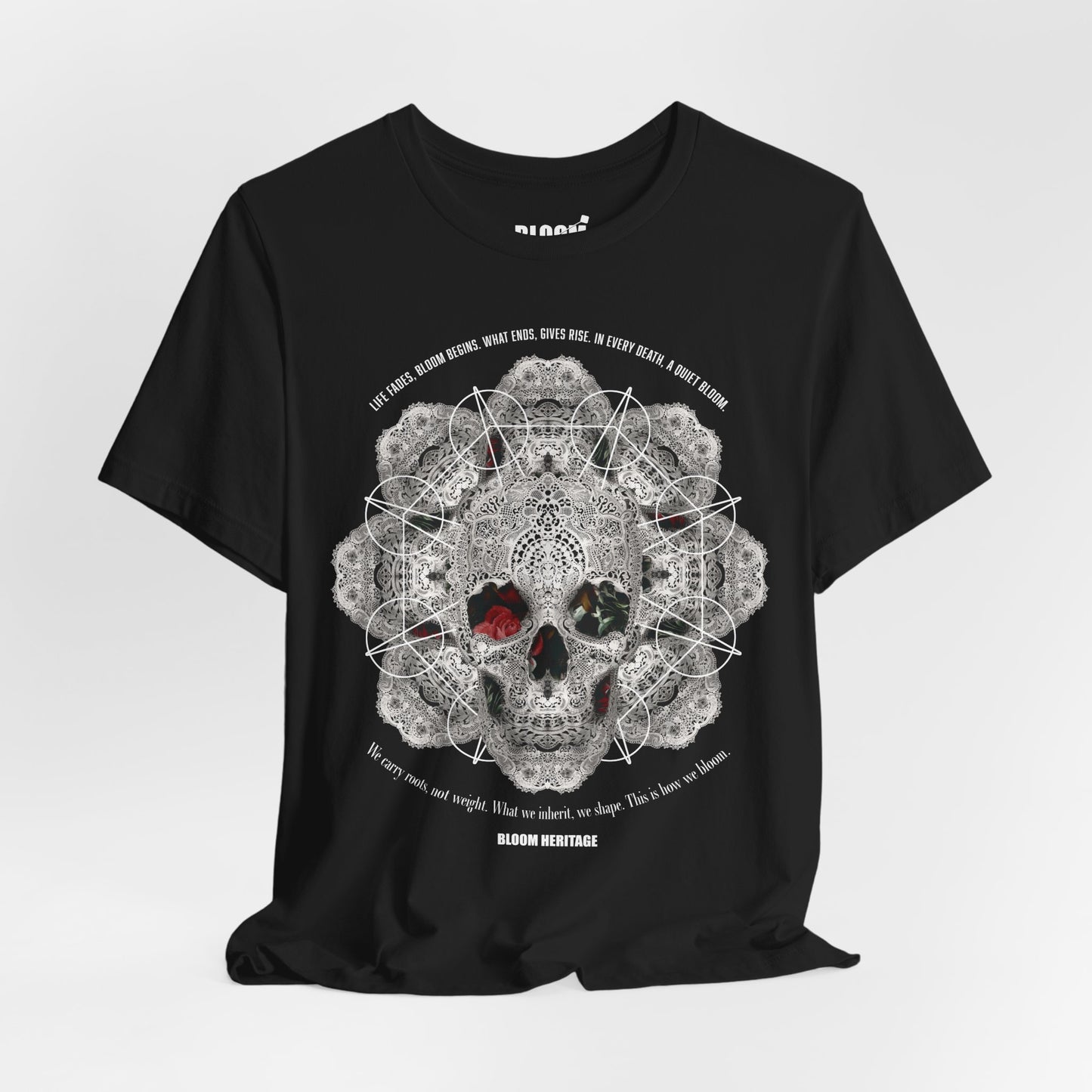 Lace Bloom Unisex Jersey Short Sleeve Tee