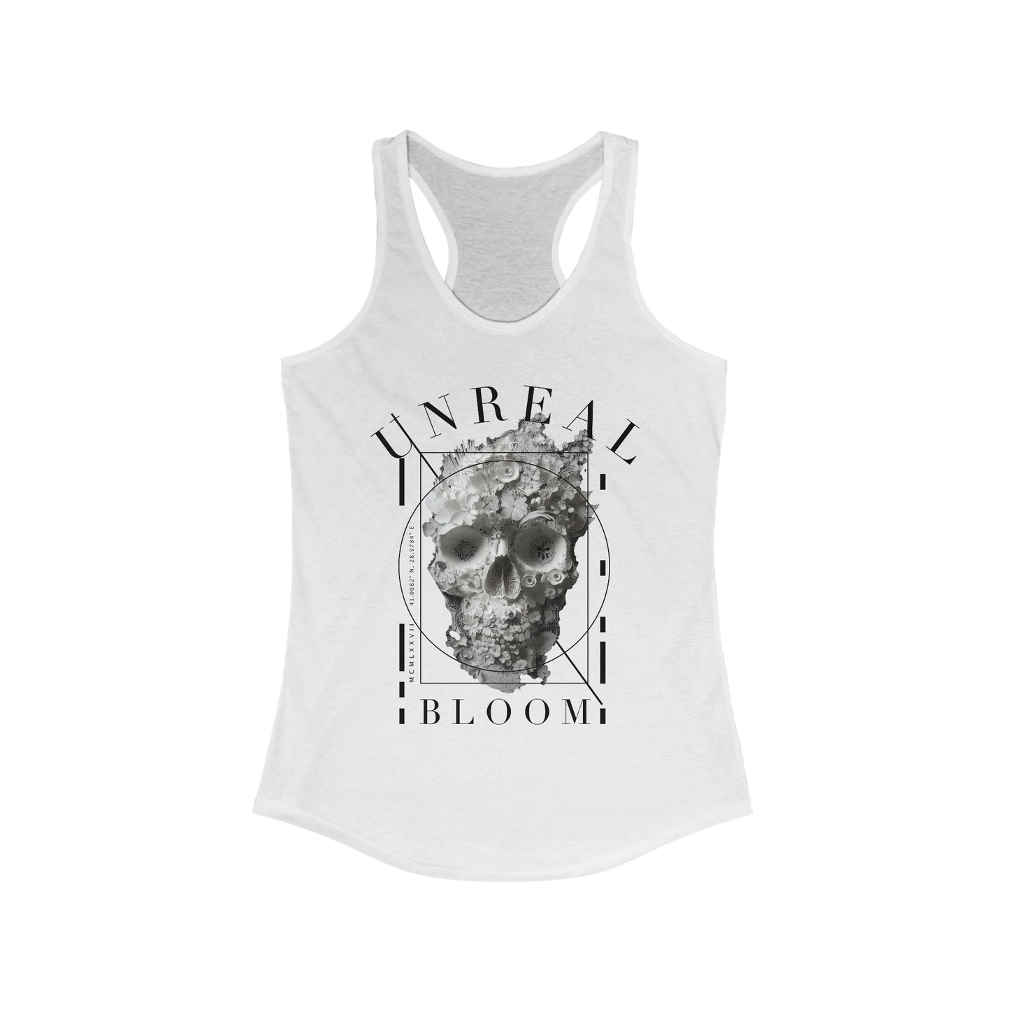 Unreal Bloom Women's Ideal Racerback Tank