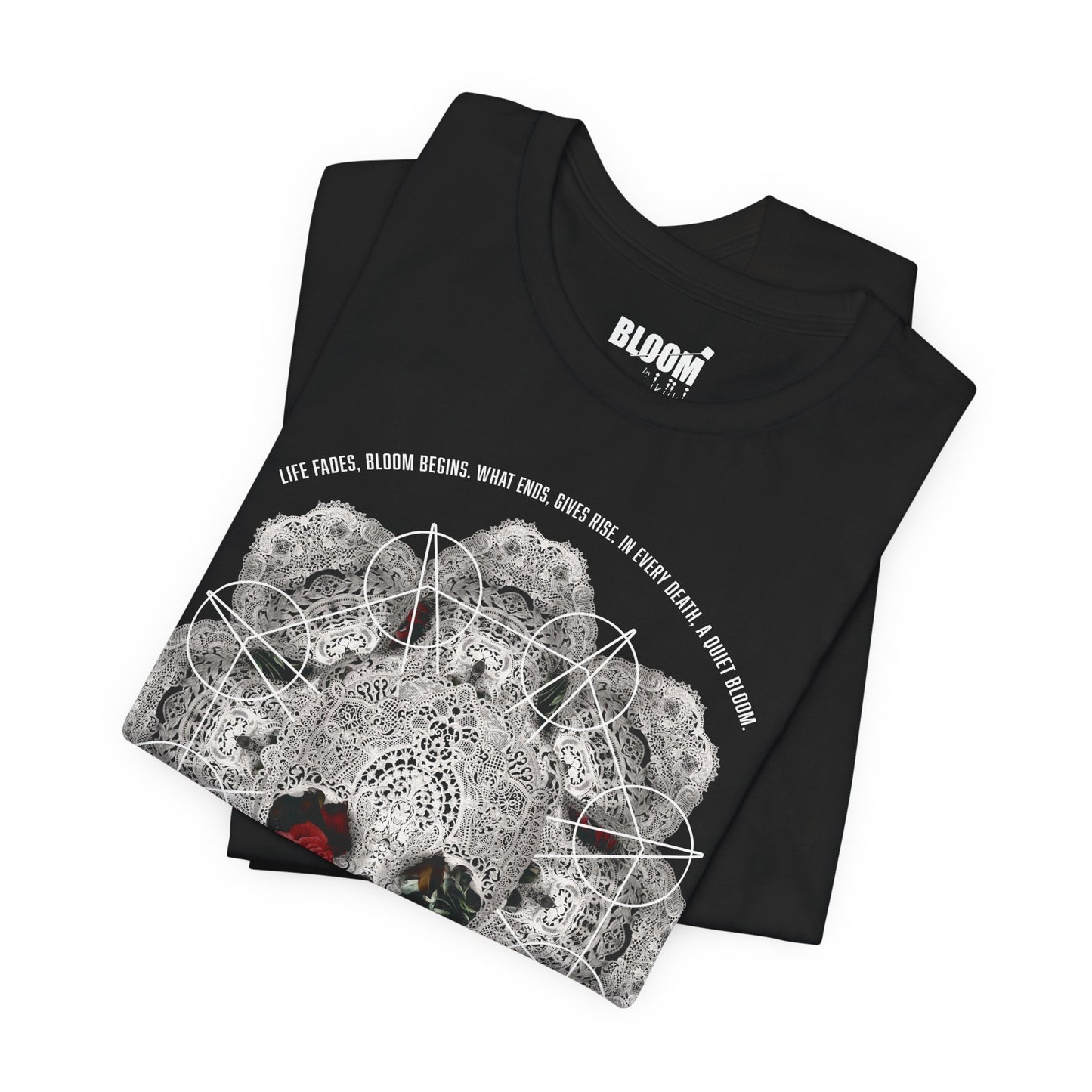 Lace Bloom Unisex Jersey Short Sleeve Tee
