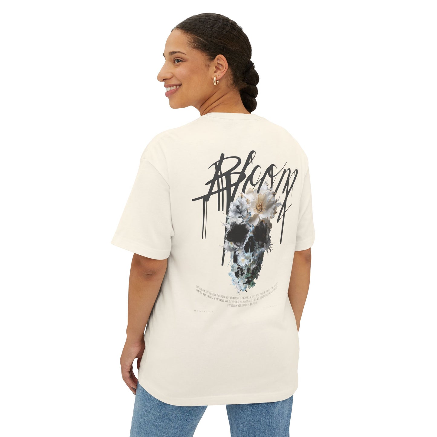Bloom Splash Unisex Oversized Boxy Tee