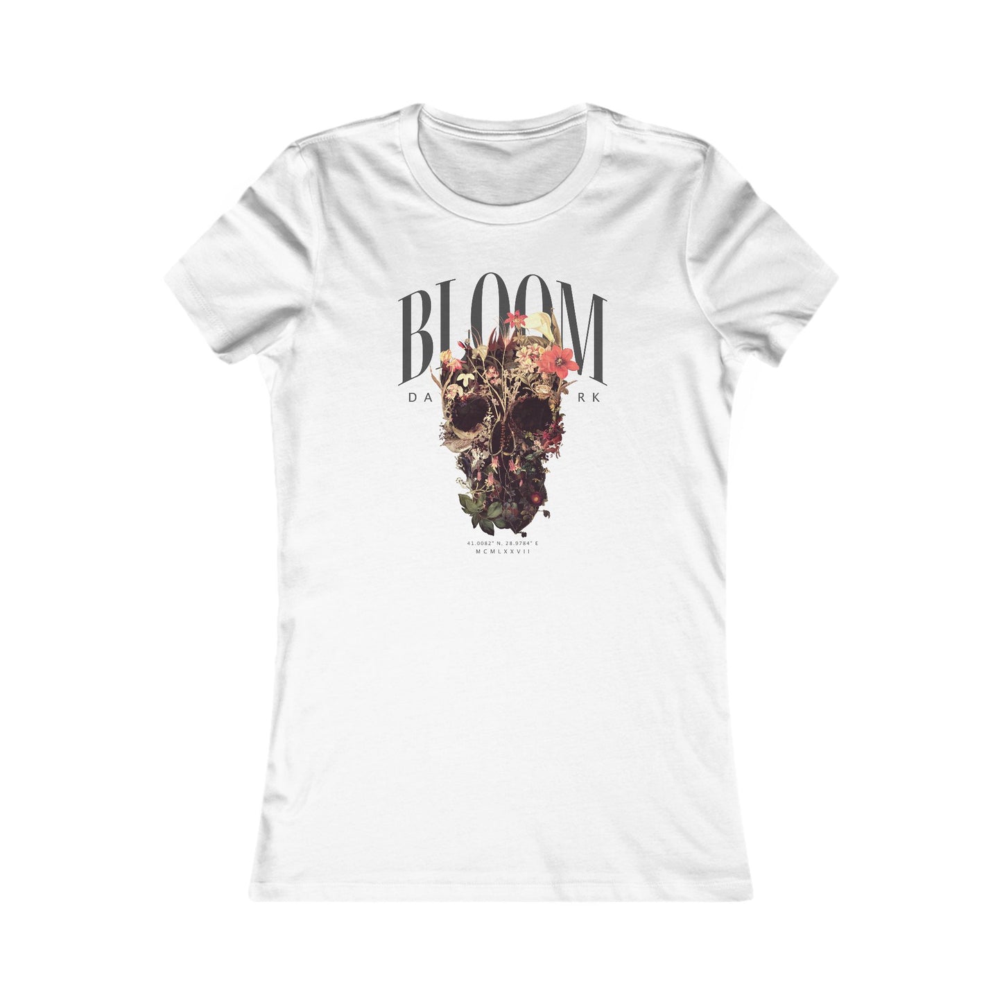 Bloom Skull Women's Favorite Tee
