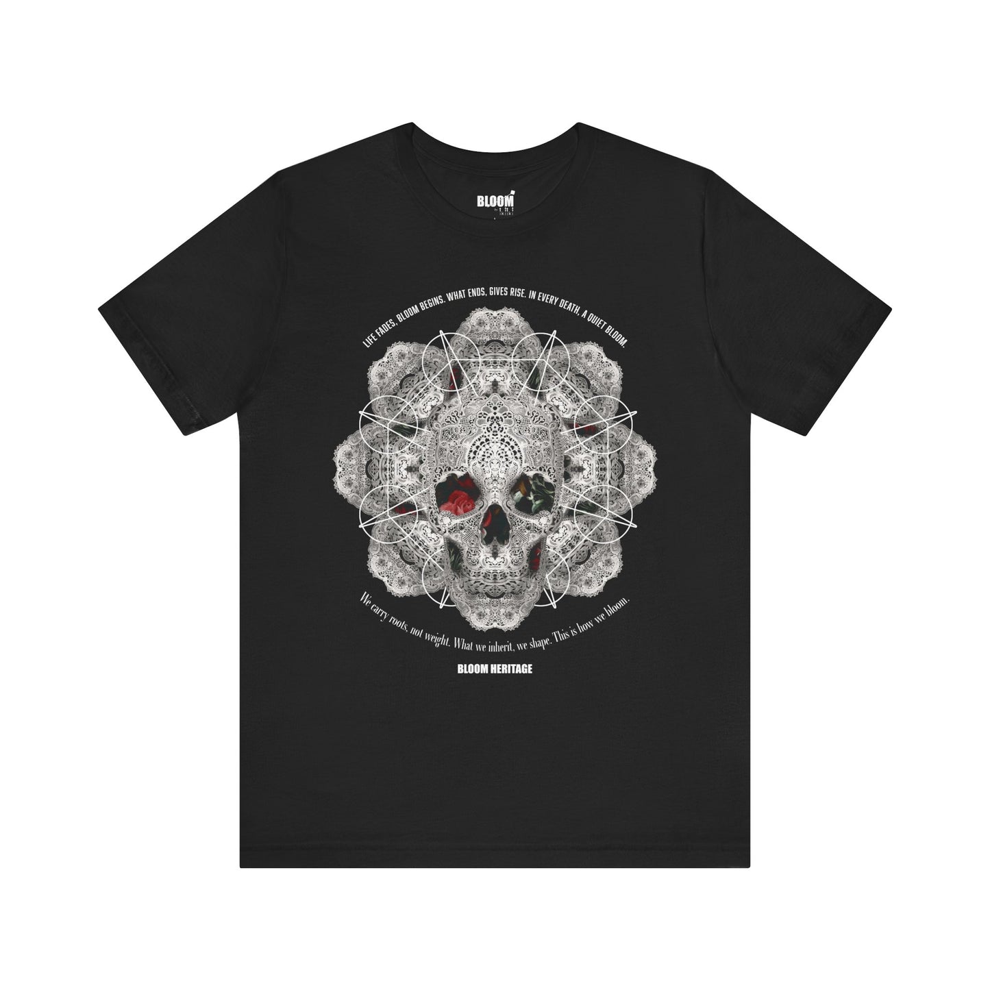 Lace Bloom Unisex Jersey Short Sleeve Tee