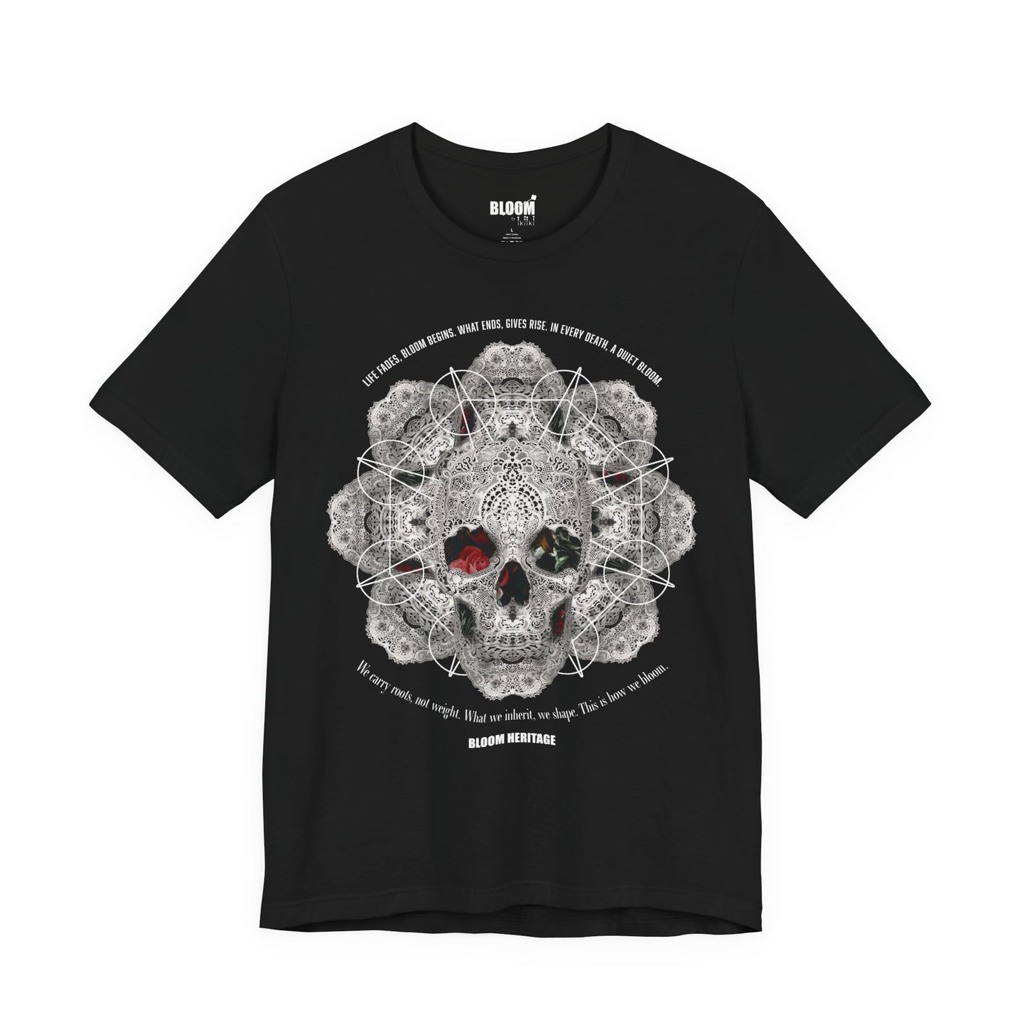 Lace Bloom Unisex Jersey Short Sleeve Tee