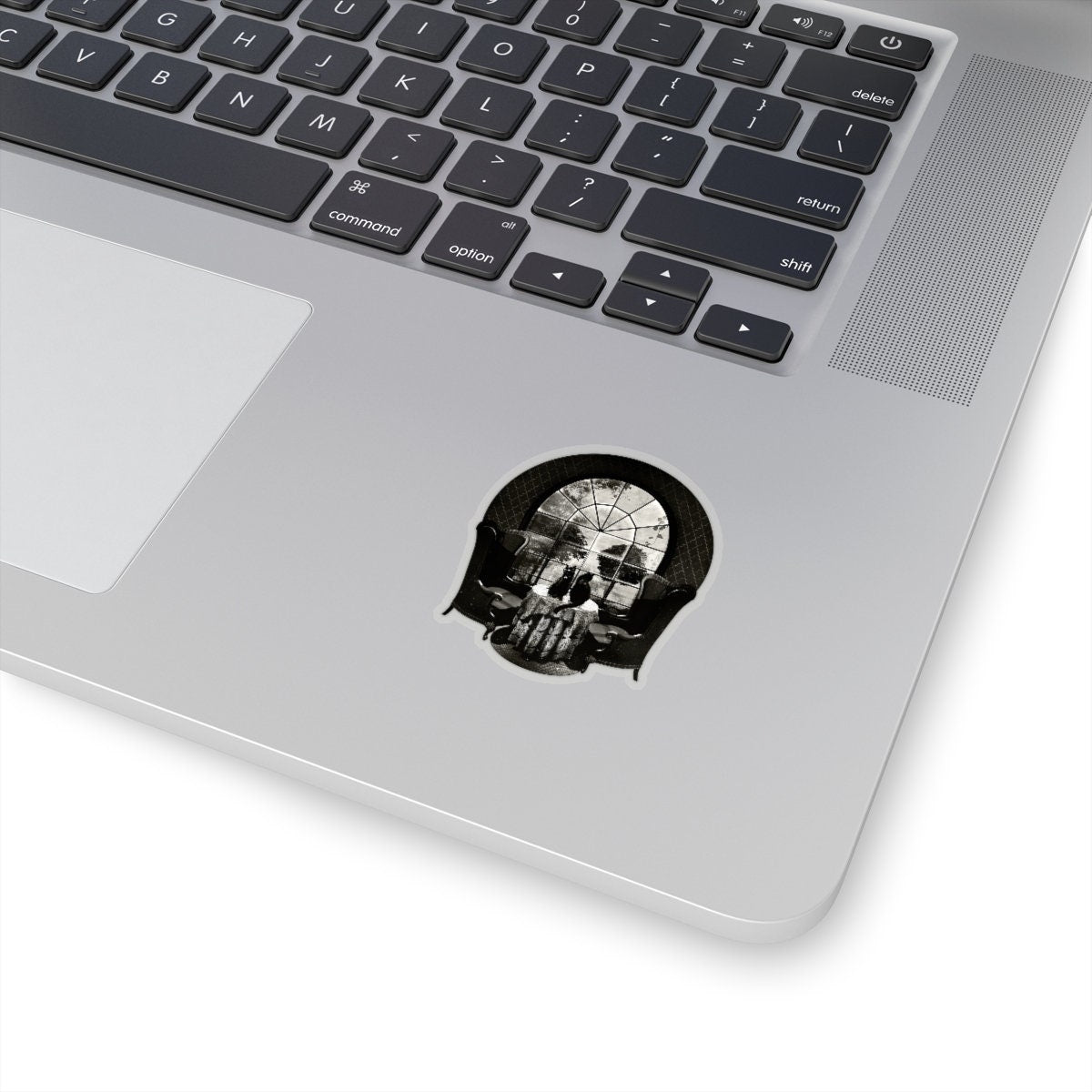 Skull Sticker Set Of Five, Skull Art Sticker Set, Gothic Skull Vinyl Sticker Set Gift, Skull Drawing Gift, Laptop Phone Kiss-Cut Sticker Set