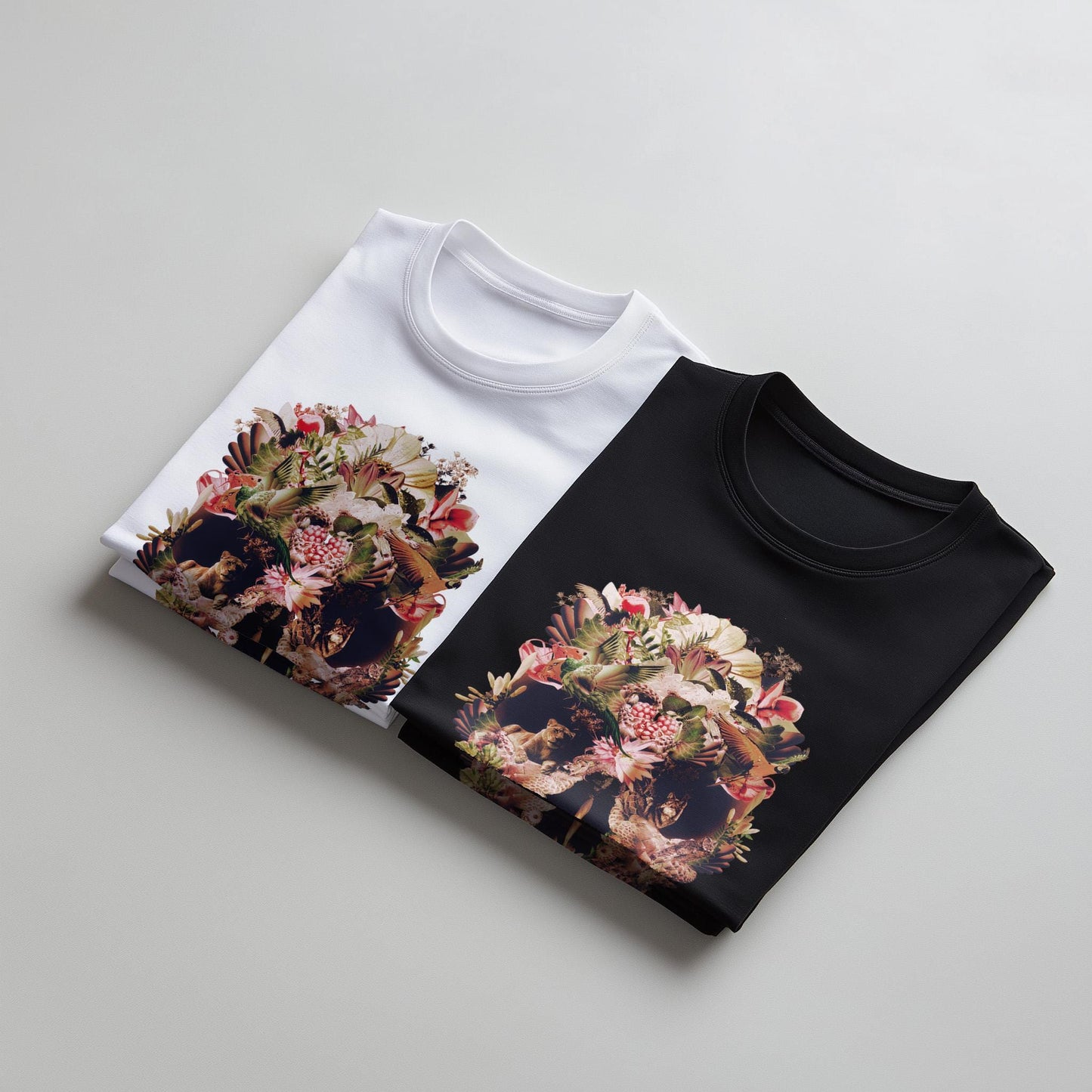 Jungle Skull Men's T-shirt, Sugar Skull Art Unisex Clothing Gift