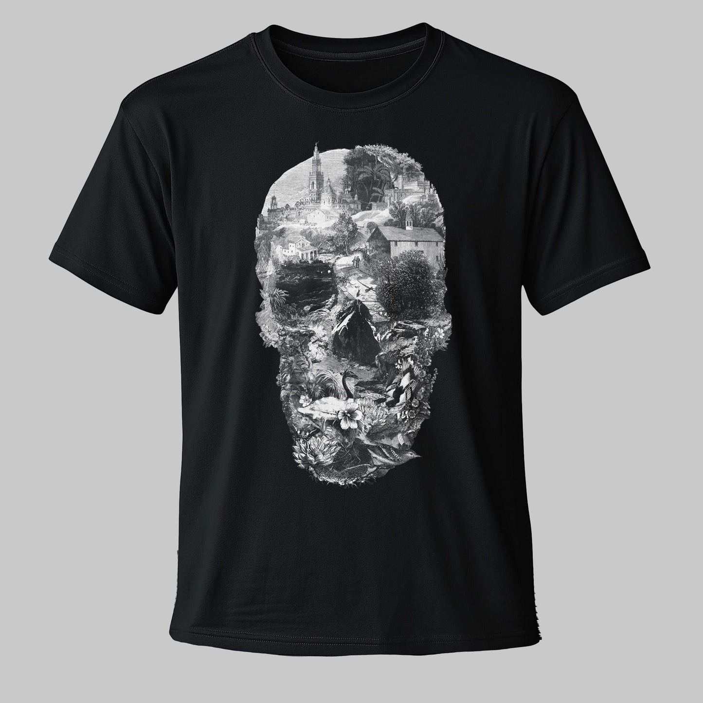 Skull Men's T-shirt, Intricate Design Unisex Shirt Gift