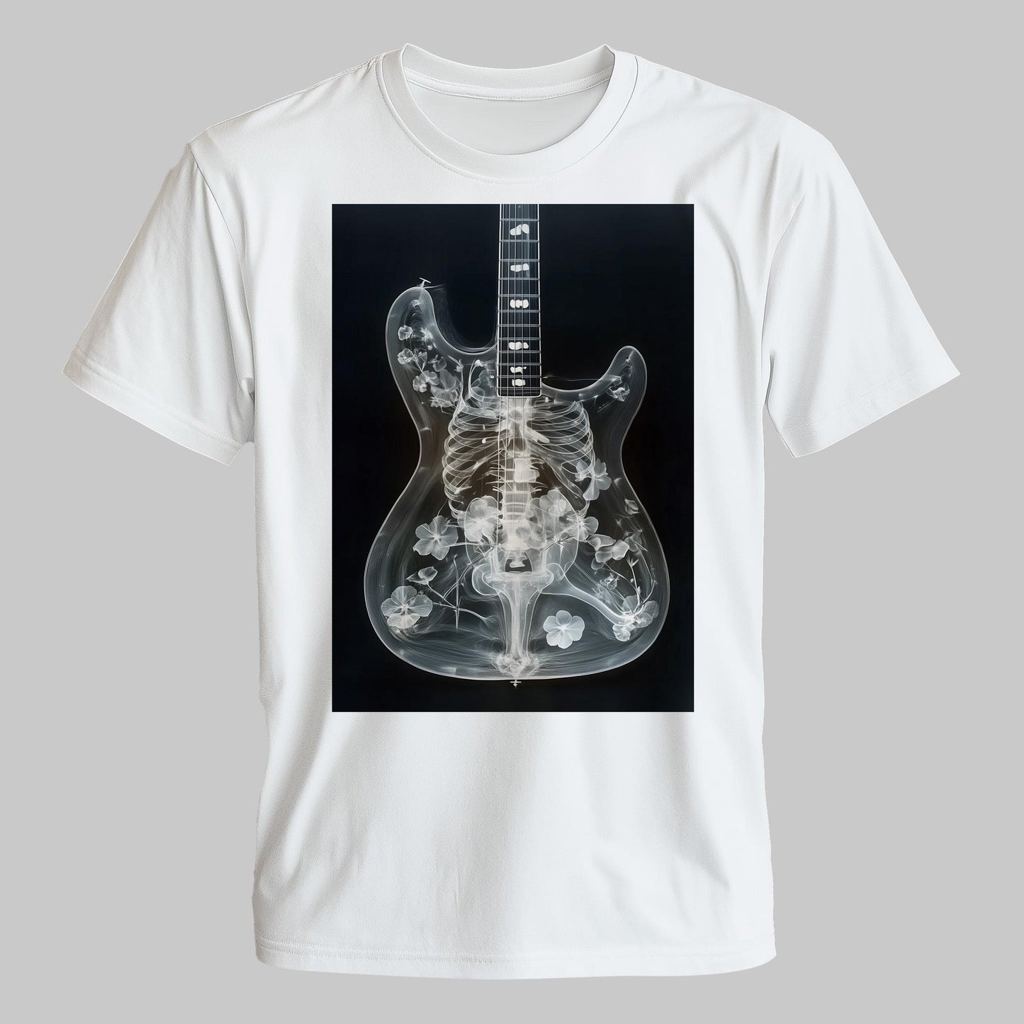 Guitar Unisex T-shirt, Unique Art Tshirt Gift, Music Inspired Clothing