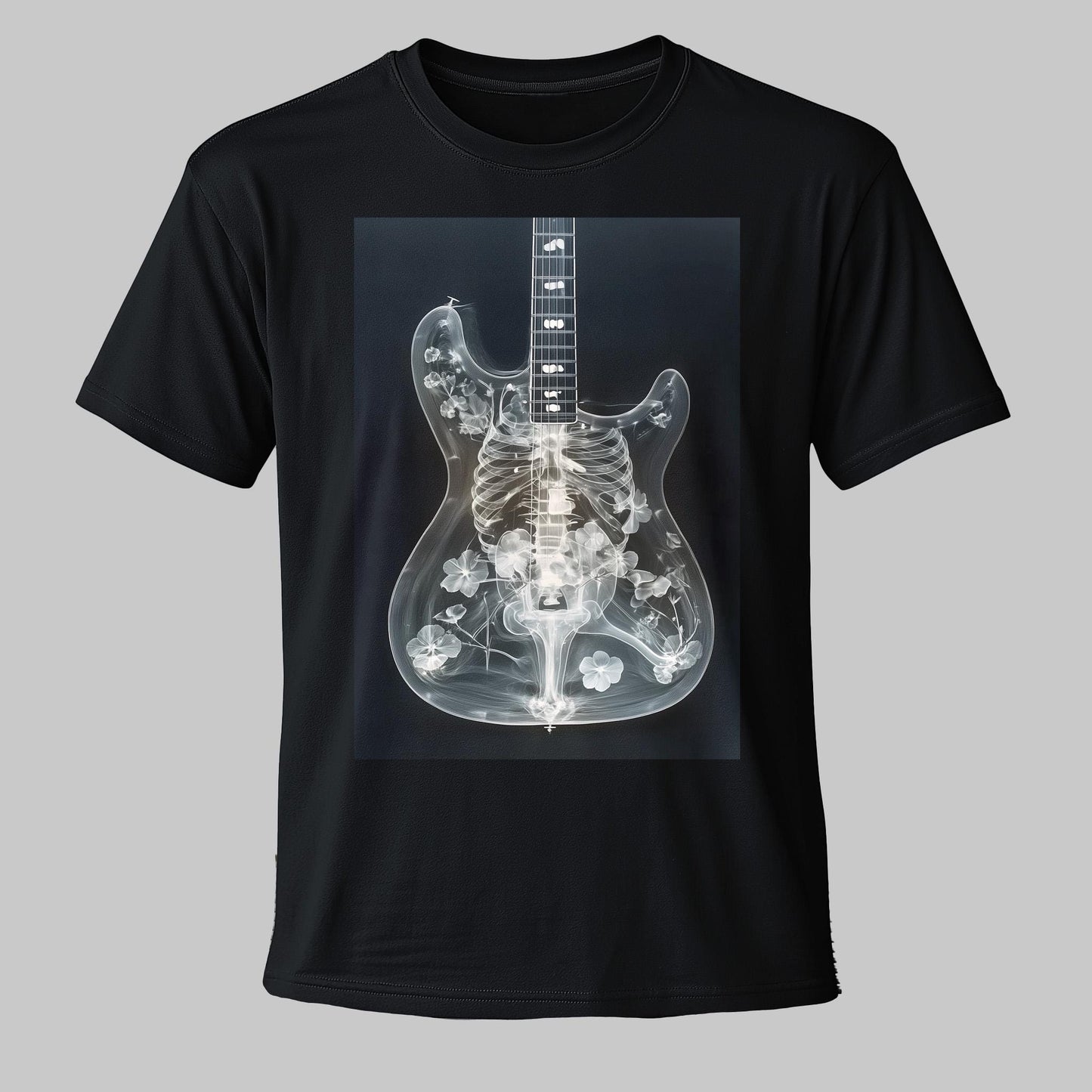Guitar Unisex T-shirt, Unique Art Tshirt Gift, Music Inspired Clothing