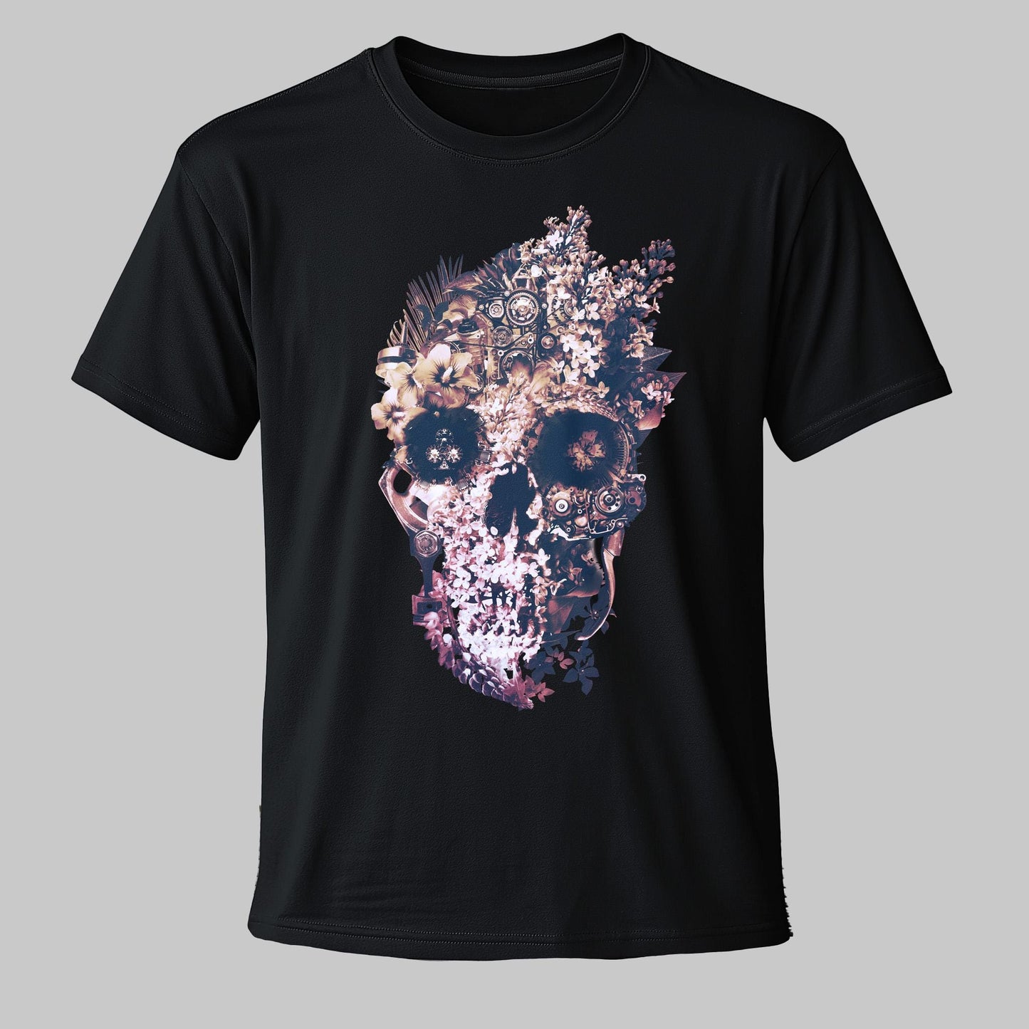 Surreal Skull Unisex Shirt: Modern Art Graphic Tee