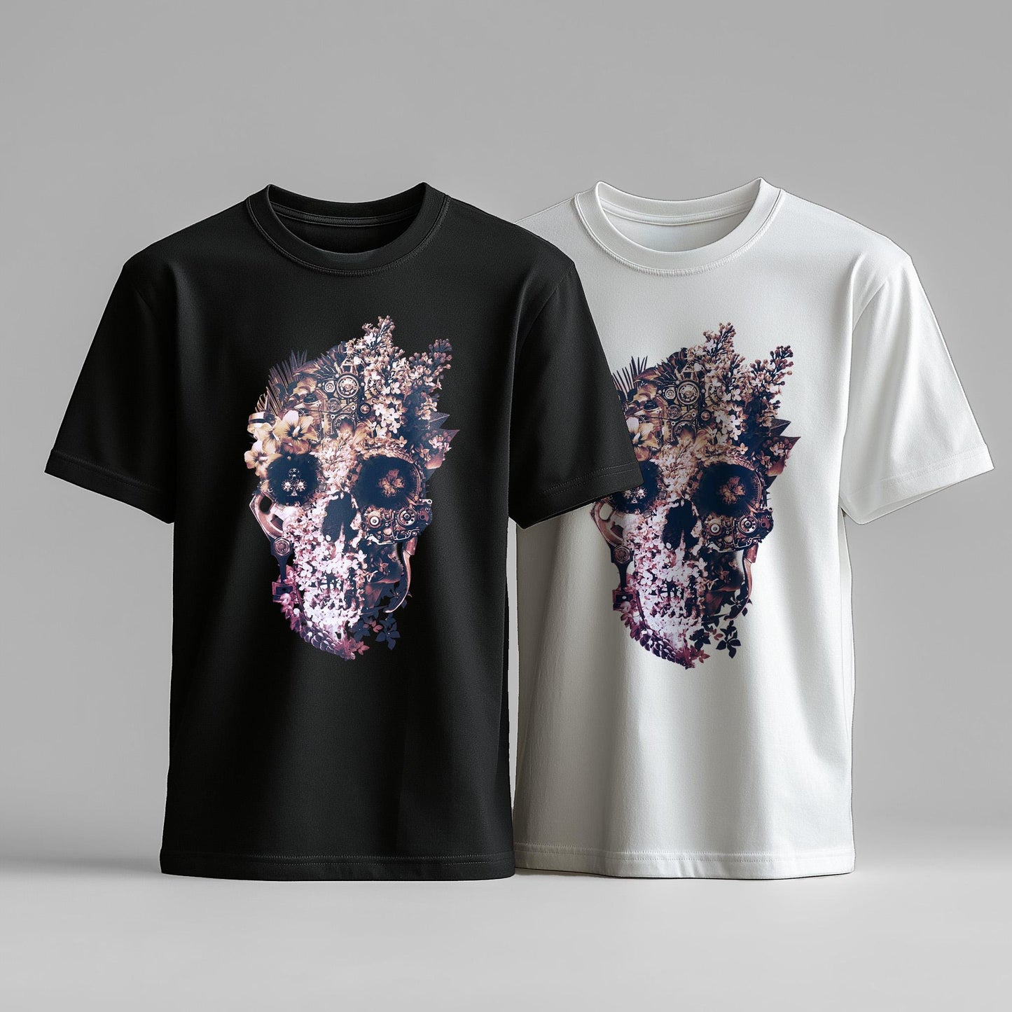 Surreal Skull Unisex Shirt: Modern Art Graphic Tee