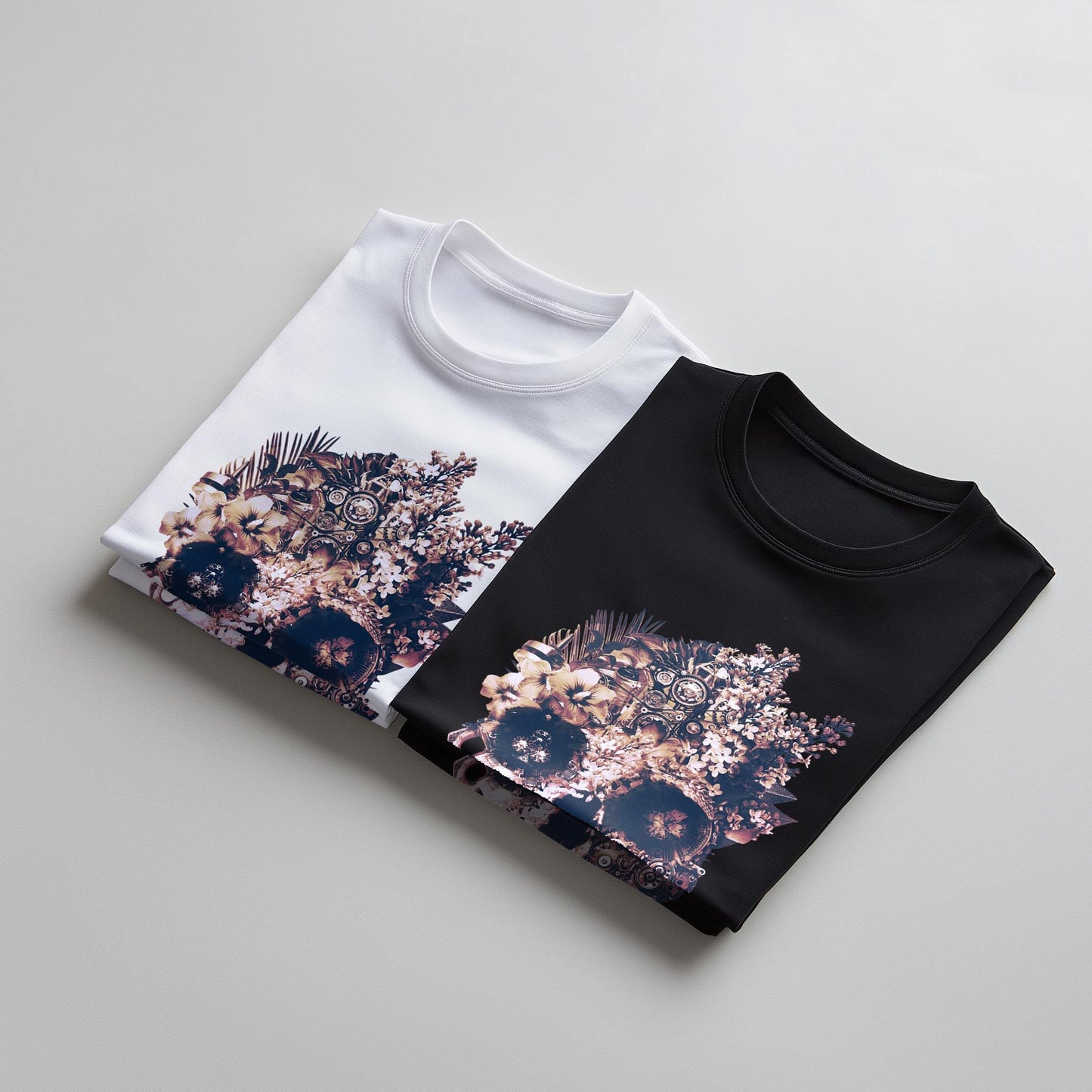 Surreal Skull Unisex Shirt: Modern Art Graphic Tee