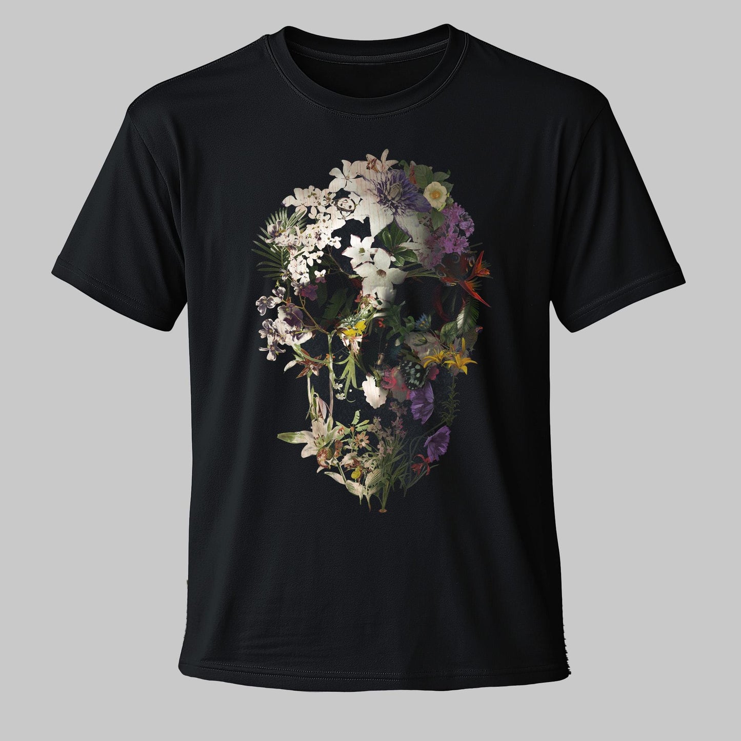 Spring Skull Unisex T-shirt, Original Skull Art Gift