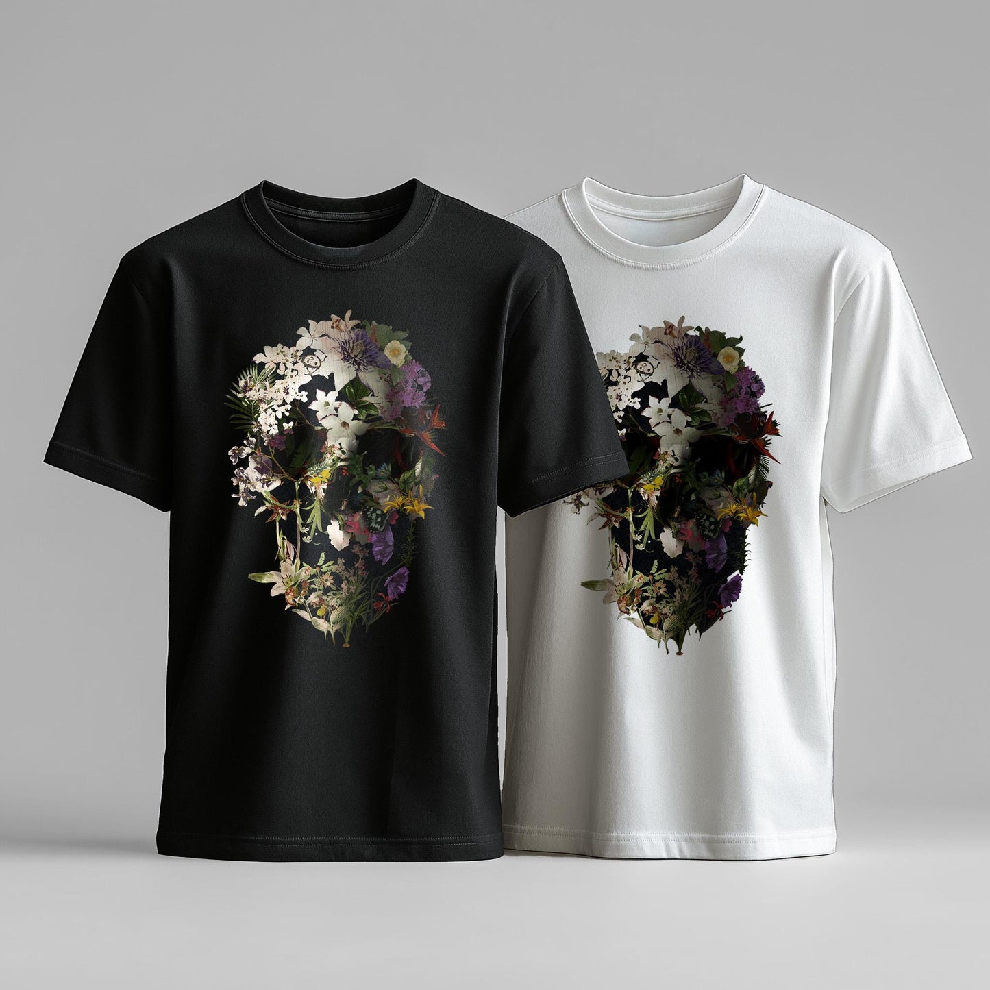 Spring Skull Unisex T-shirt, Original Skull Art Gift