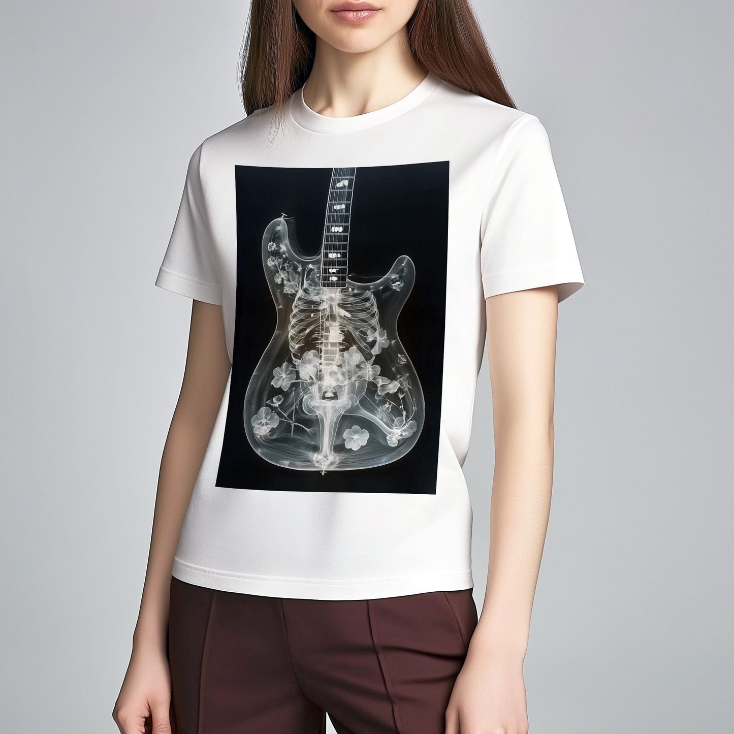 Guitar Unisex T-shirt, Unique Art Tshirt Gift, Music Inspired Clothing