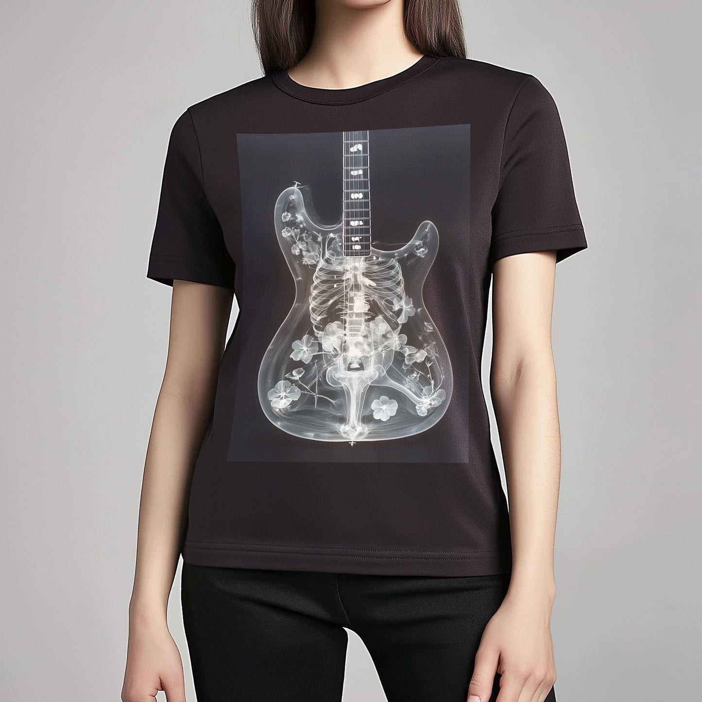 Guitar Unisex T-shirt, Unique Art Tshirt Gift, Music Inspired Clothing