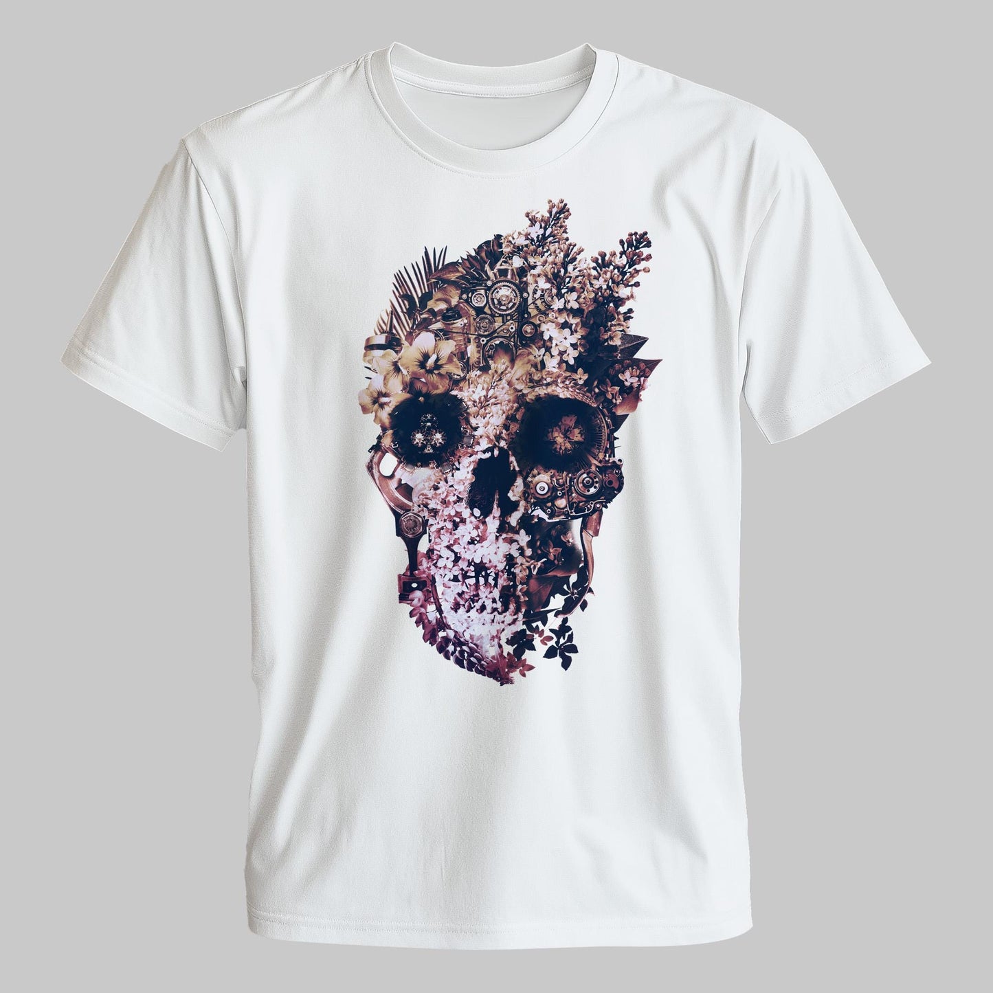 Surreal Skull Unisex Shirt: Modern Art Graphic Tee