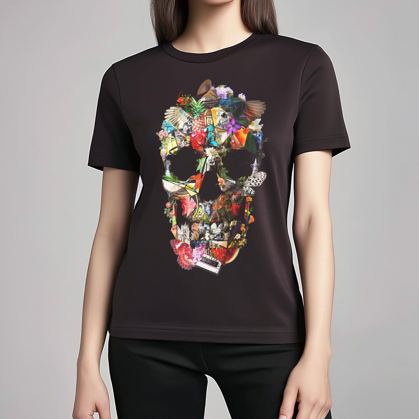 Unisex Skull Graphic T Shirt – Gothic Clothing Gift