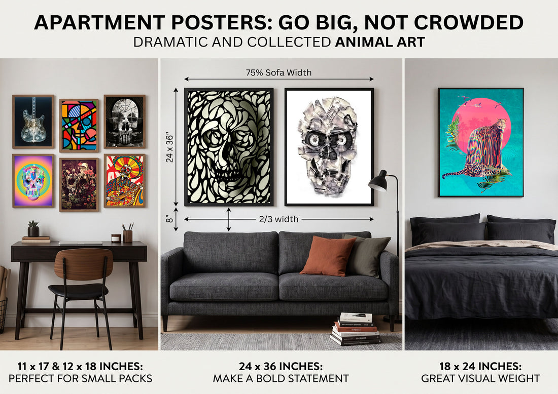 Best Poster Sizes for Apartments That Hit Hard