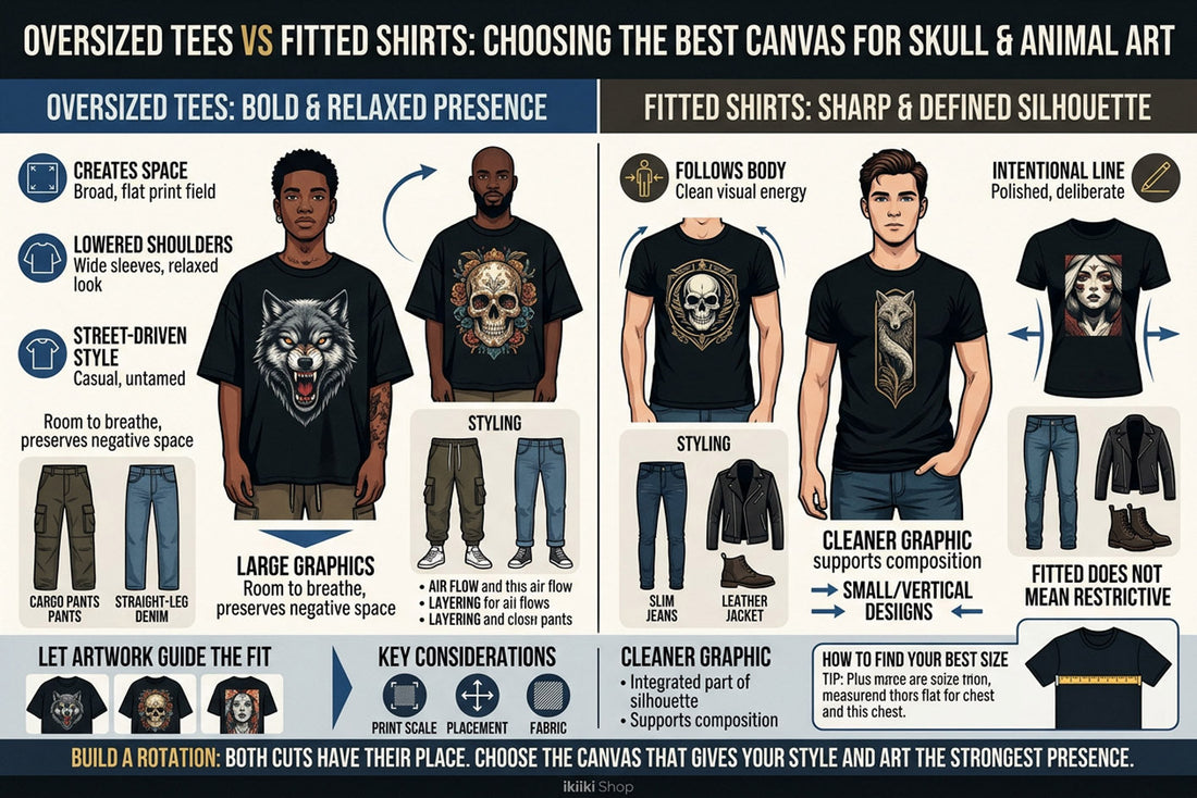 Oversized Tees vs Fitted Shirts for Your Style