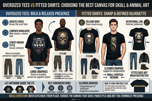Oversized Tees vs Fitted Shirts for Your Style