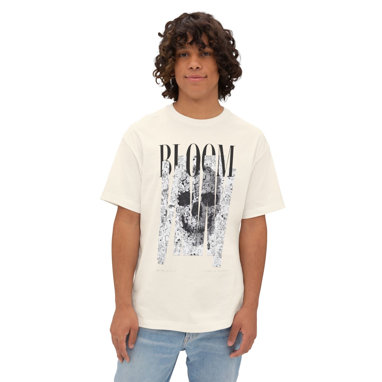 Bloom Doodle Unlimited Unisex Oversized Boxy Tee