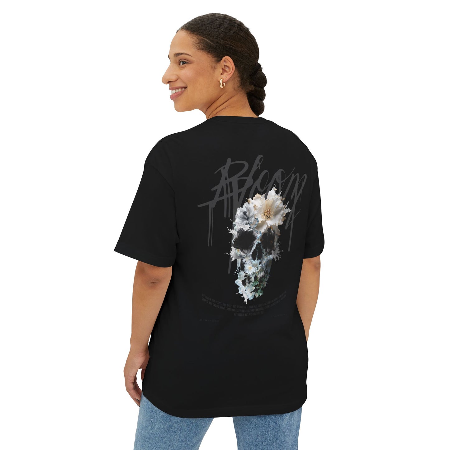 Bloom Splash Unisex Oversized Boxy Tee