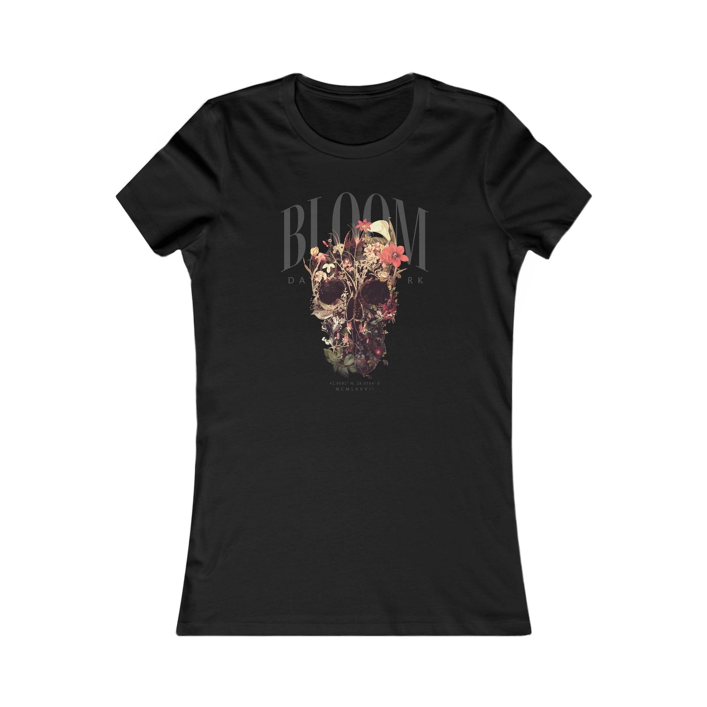 Bloom Skull Women's Favorite Tee