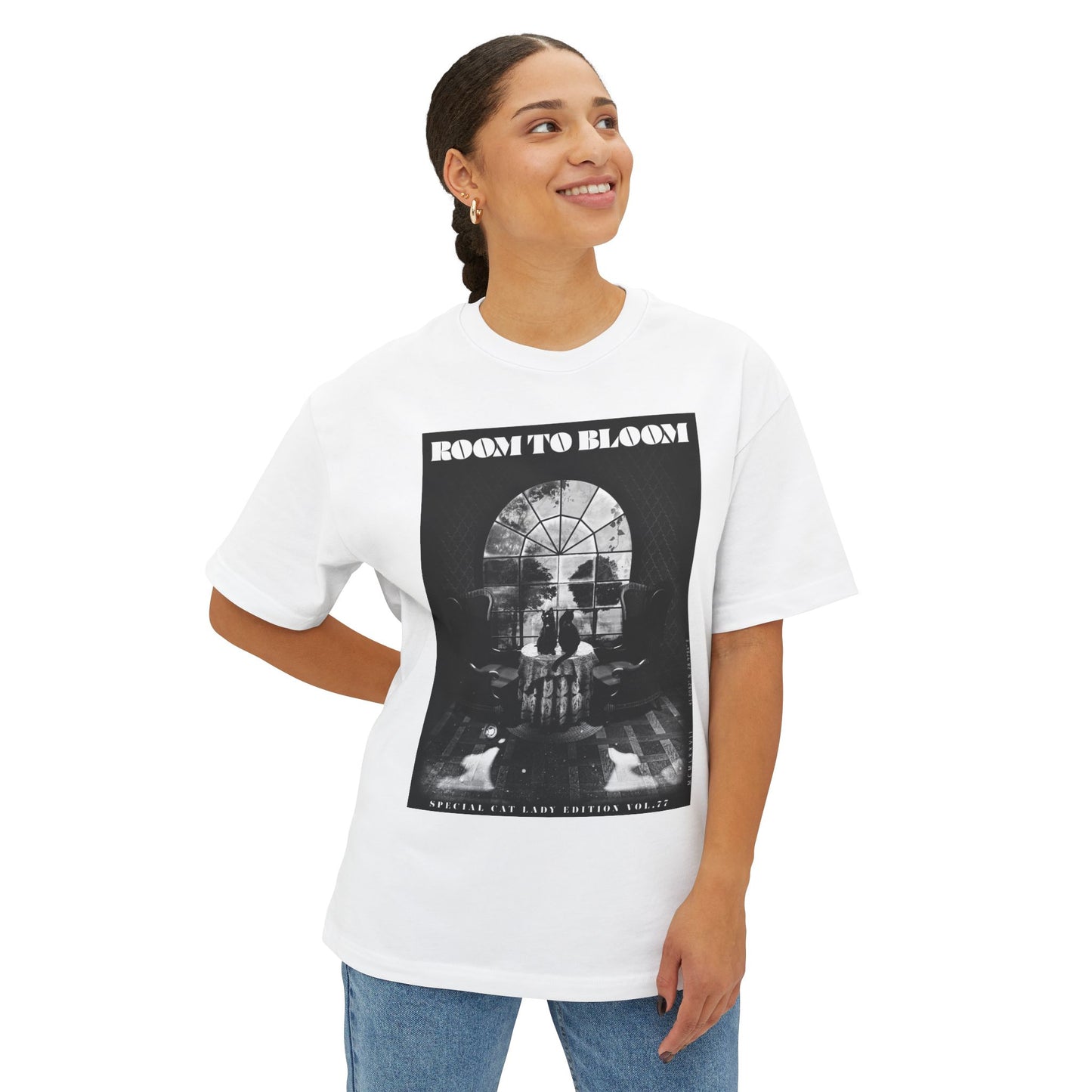 Room Bloom Unisex Oversized Boxy Tee