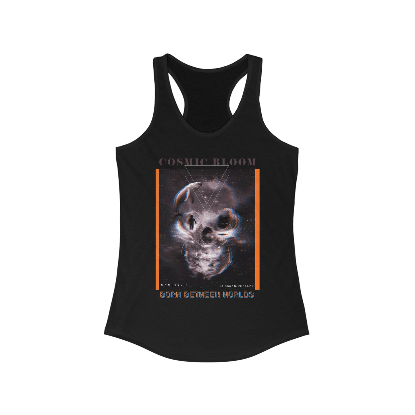 Cosmic Bloom Women's Ideal Racerback Tank