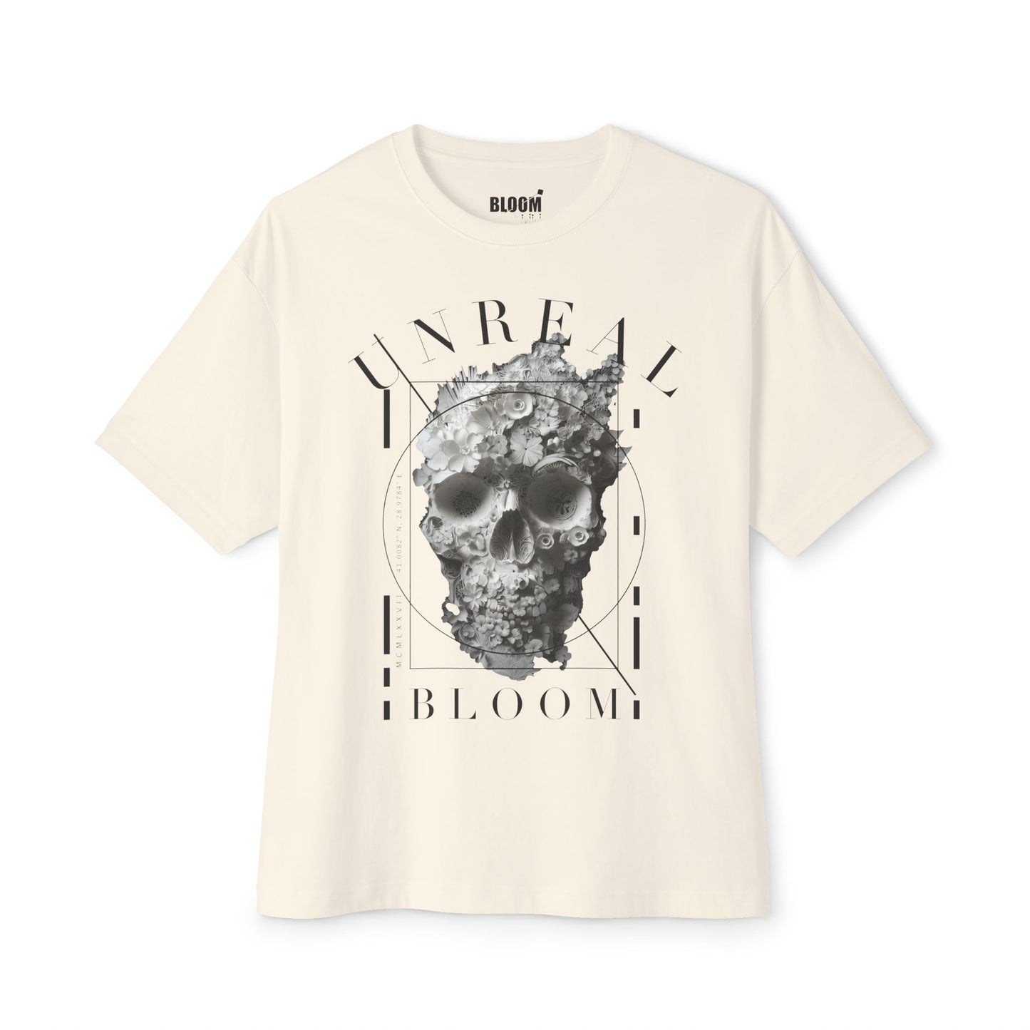 Unreal Bloom Unisex Oversized Boxy Tee