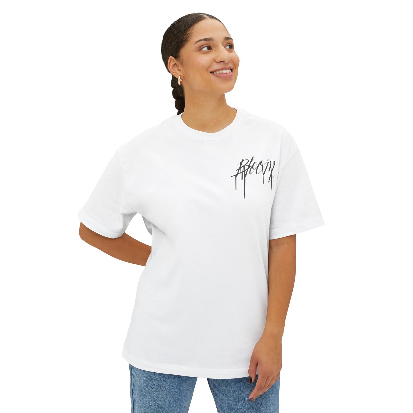 Bloom Splash Unisex Oversized Boxy Tee