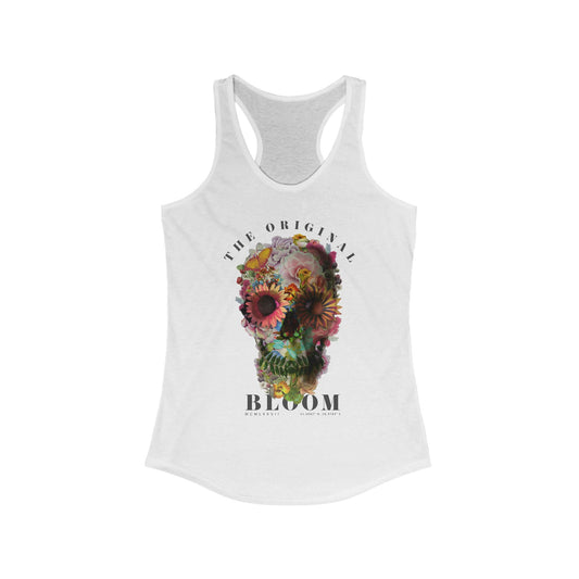 Gardening Skull Women's Ideal Racerback Tank