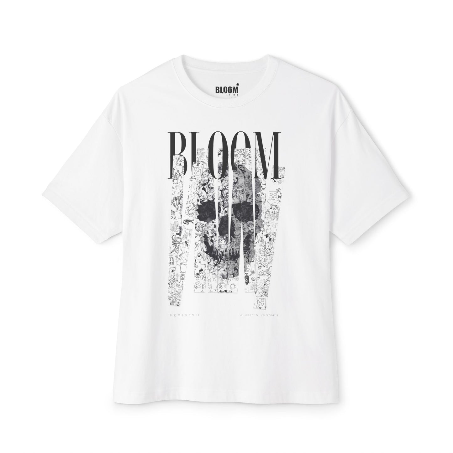 Bloom Doodle Unlimited Unisex Oversized Boxy Tee