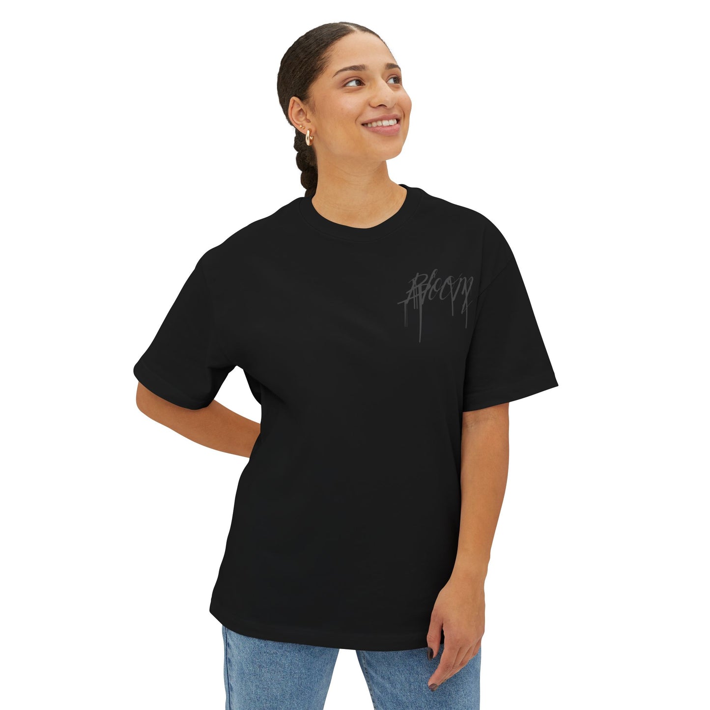 Bloom Splash Unisex Oversized Boxy Tee