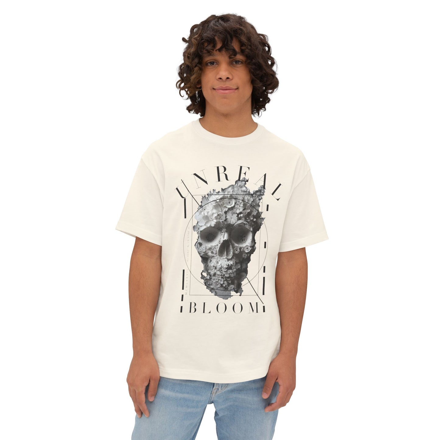 Unreal Bloom Unisex Oversized Boxy Tee