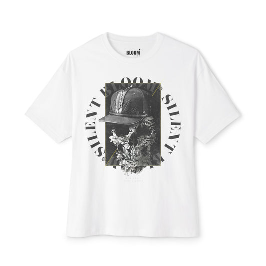 Silent Bloom Unisex Oversized Boxy Tee