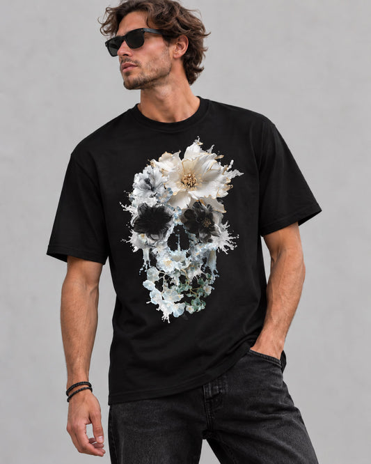 Bloom Splash Skull T-Shirt
