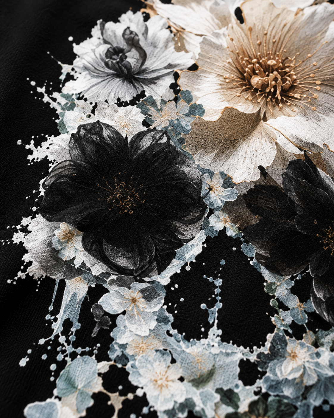 Bloom Splash Skull T-Shirt
