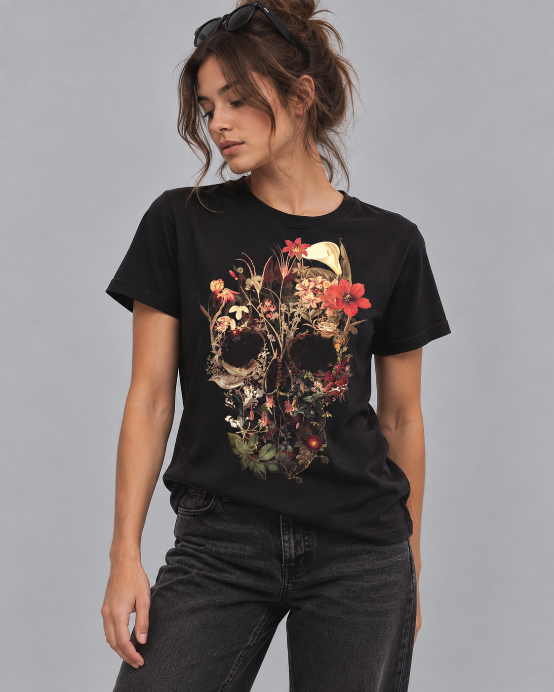 Bloom Skull T-Shirt