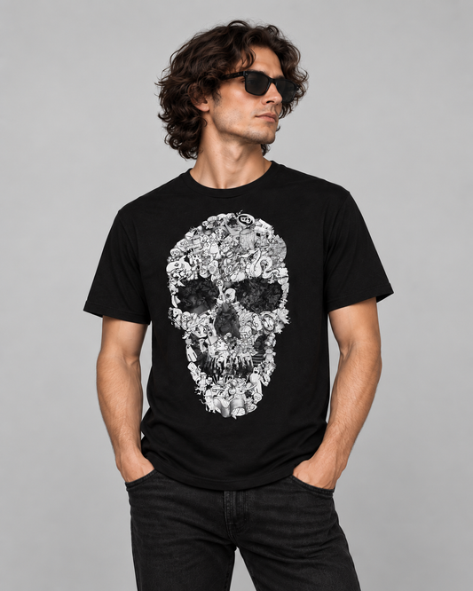 Doodle Skull T-Shirt