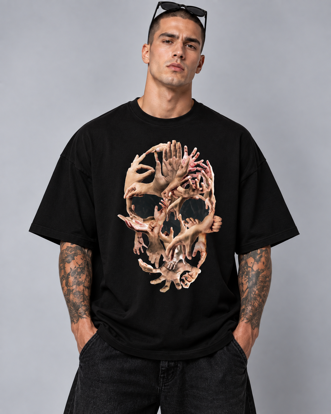 Hands Skull T-Shirt