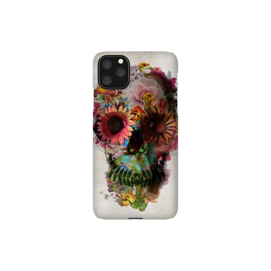 Boho Skull iPhone 15 Case, Floral Skull iPhone Case, Halloween Skull iPhone Pro Max Case,Sugar Skull Gift For iPhone14