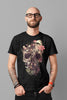 Bloom Skull Men's T-shirt, Sugar Skull Art Mens T Shirt, Skull Art Print Gift For Him, Bella Canvas Printed T Shirt, Gothic Skull Mens Shirt