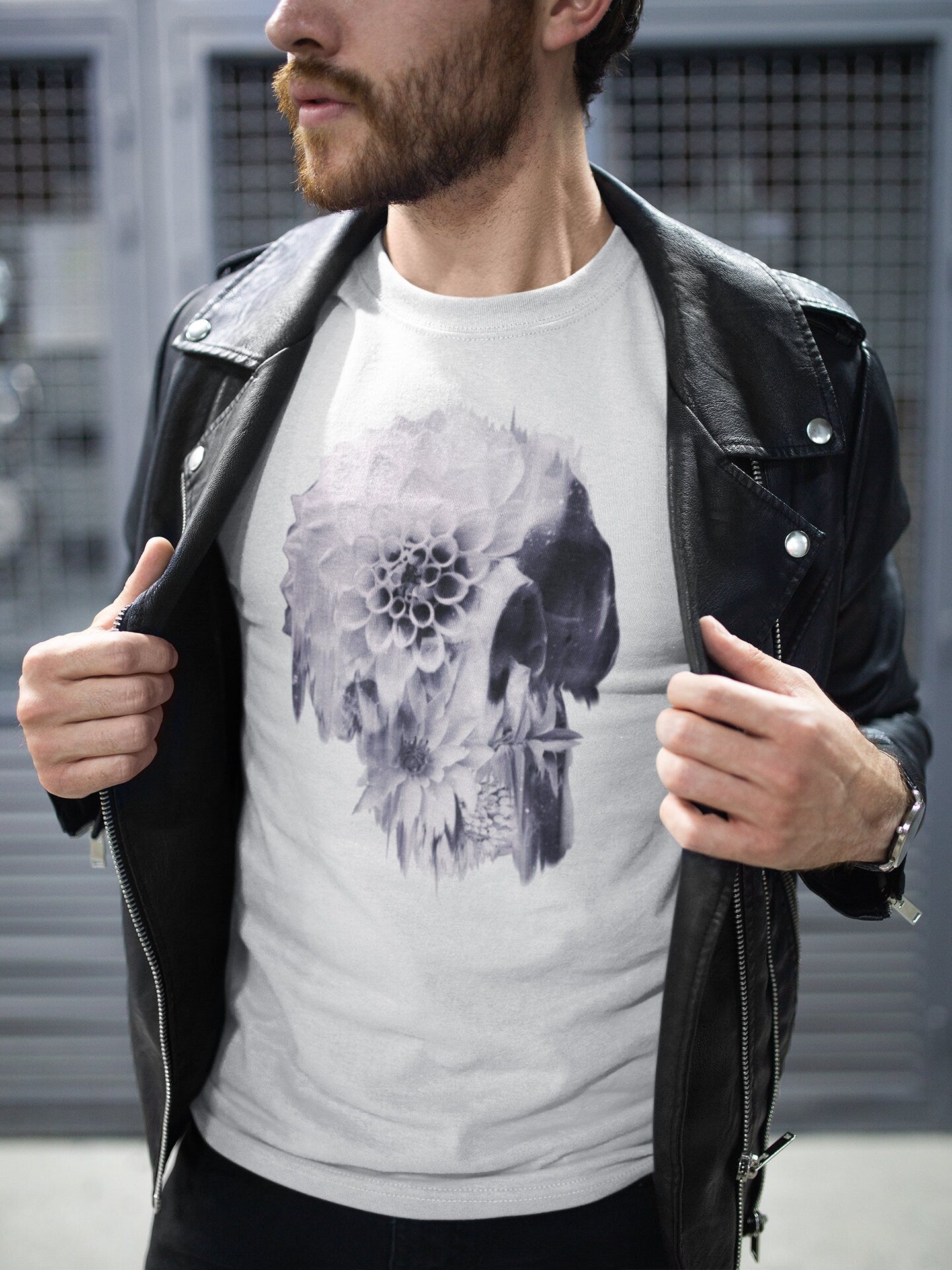 Authentic Skull Unisex T-shirt, Bold Skull Design Shirt Gift