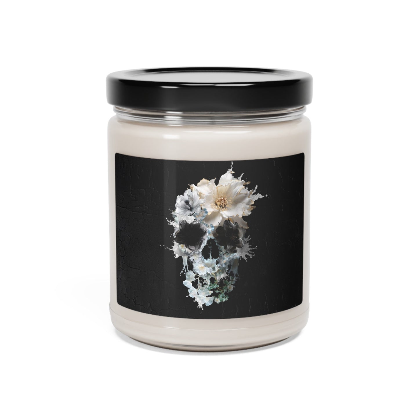 Skull Scented Soy Candle, 9oz, Aromatic Skull Print Candle Home Decor