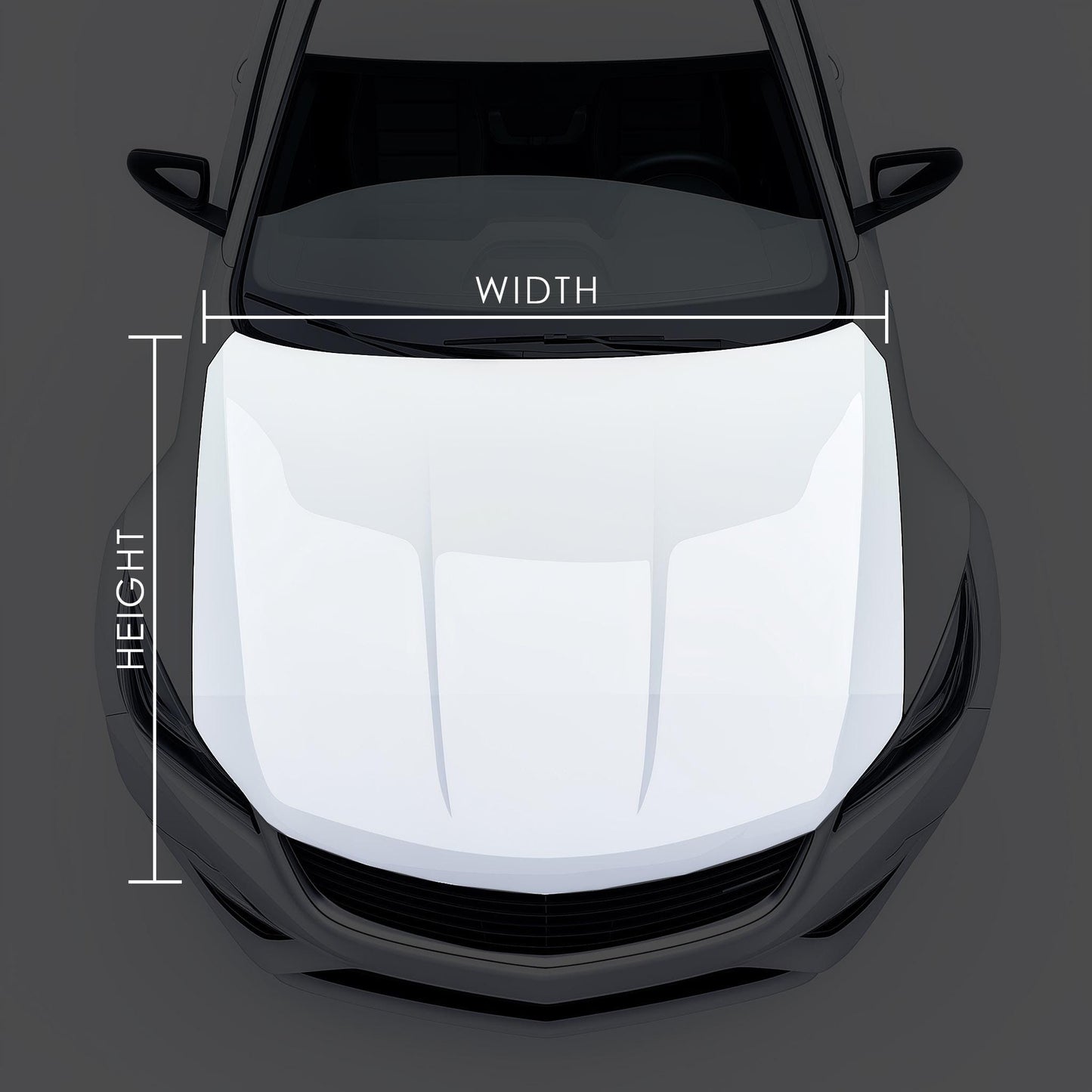 Custom Skull Hood Decal, Personalized Skull Car Hood Sticker, Gothic Skull Hood Art Gift, Skull Decal