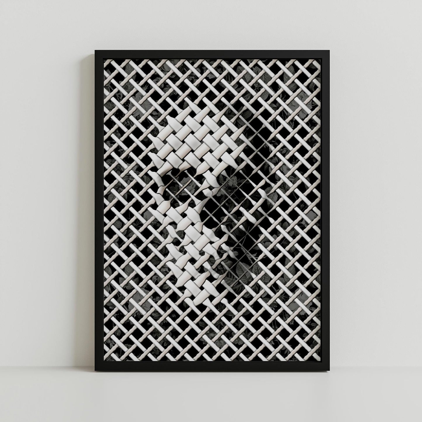 Skull Art Poster, Black And White Art by Ali Gulec | Canvas, Paper & Framed Gift Options