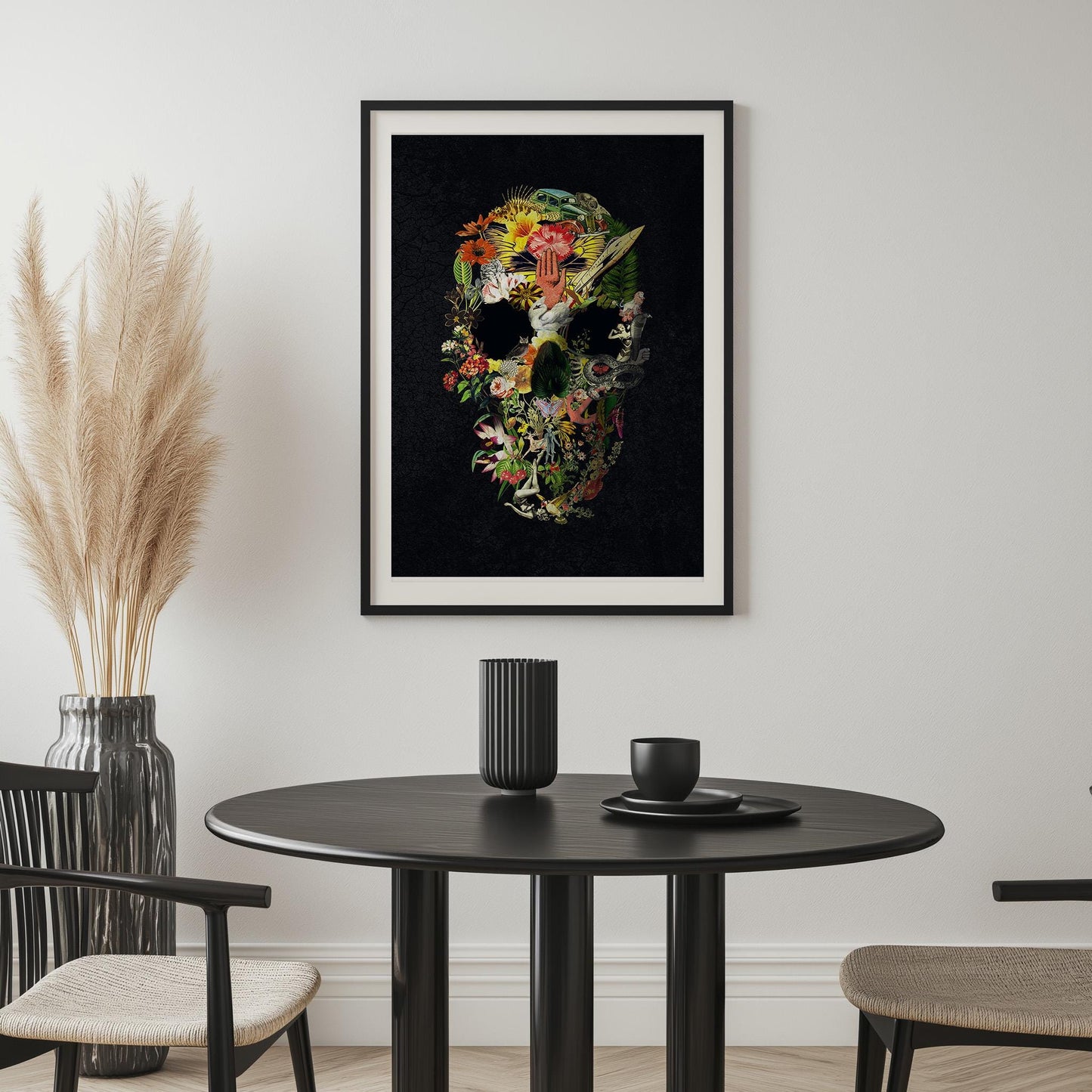 Gothic Skull Art, Dark Skull Home Decor | Canvas, Paper & Framed Options