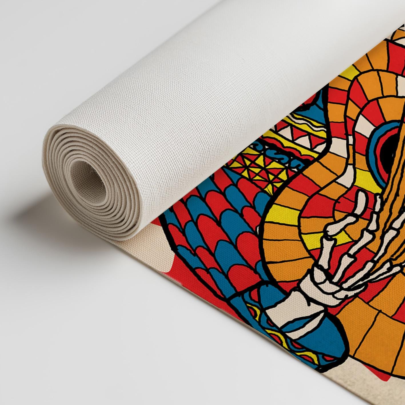 Mariachi Skeleton Vibrant Print | Day of the Dead Art | Canvas & Framed Prints